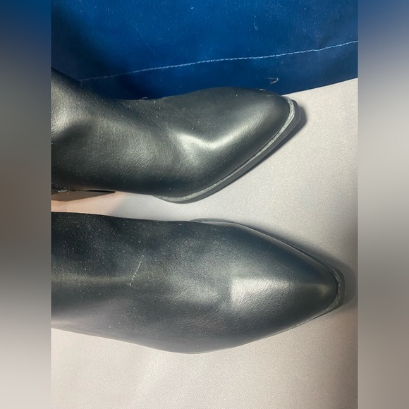 NWT Madden NYC Women's Embroidered Tall Western Black Boots - Picture 13 of 16